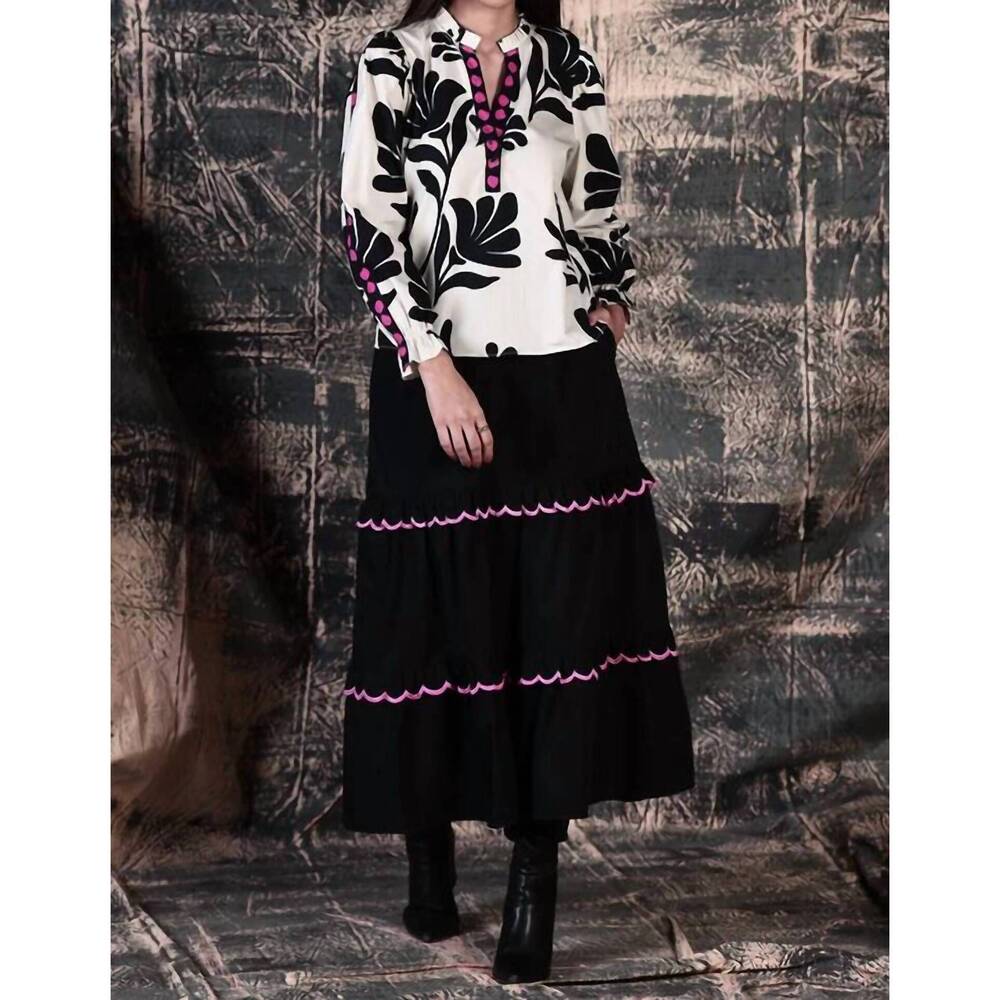 NEW MAUDE VIVANTE ella skirt in black